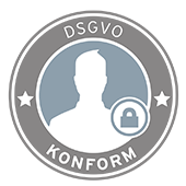 Siegel: DSGVO konform nach e-recht24.de